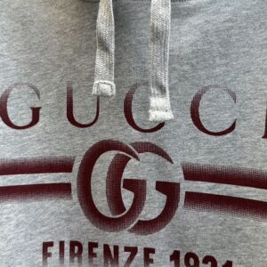 GUCCI COTTON JERSEY HOODED SWEATSHIRT - H021