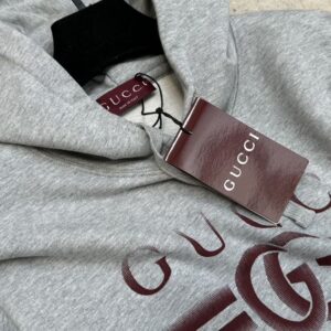 GUCCI COTTON JERSEY HOODED SWEATSHIRT - H021