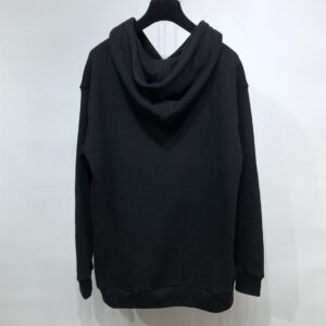 GUCCI COTTON JERSEY HOODED SWEATSHIRT - H028