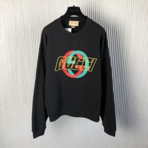 GUCCI COTTON JERSEY SWEATSHIRT WITH EMBROIDERY - H005