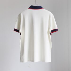 GUCCI COTTON PIQUET POLO WITH INTERLOCKING G - X038