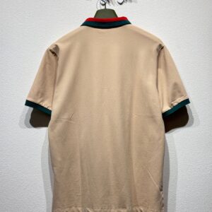 GUCCI COTTON PIQUET POLO WITH WEB COLLAR - X044