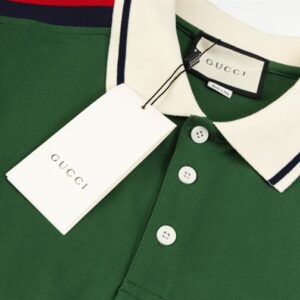 GUCCI COTTON POLO WITH INTERLOCKING G - X034