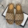 GUCCI GG CANVAS SLIDE SANDAL - Q126