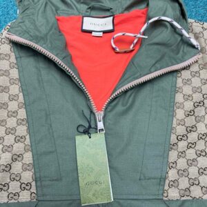 GUCCI GG COTTON CANVAS ZIP JACKET - CA006