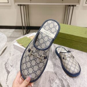 GUCCI GG HORSEBIT SLIPPER - Q116