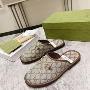 GUCCI GG HORSEBIT SLIPPER - Q117