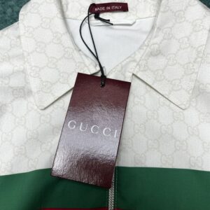 GUCCI GG PRINT COTTON JACKET WHITE - CA002