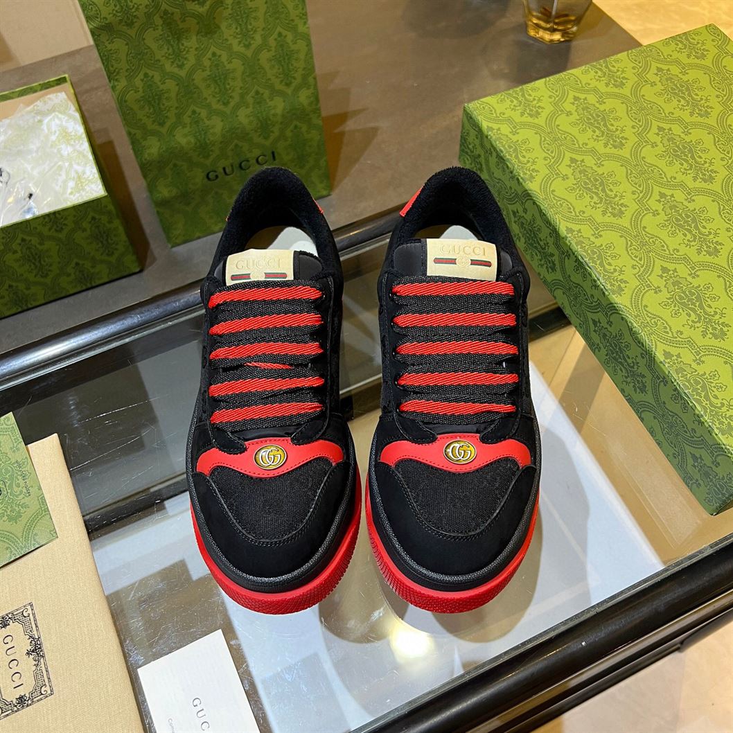 GUCCI GG SNEAKER BLACK ORIGINAL CANVAS - G107