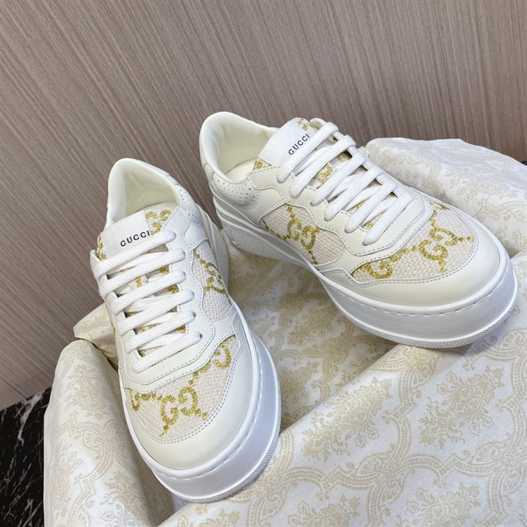 GUCCI GG SNEAKER WHITE LEATHER - G092