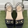 GUCCI HORSEBIT FLATFORM SANDAL - Q003