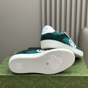 GUCCI INTERLOCKING G SNEAKER GREEN SUEDE - G040