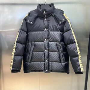 GUCCI JACQUARD NYLON PADDED COAT - CA026