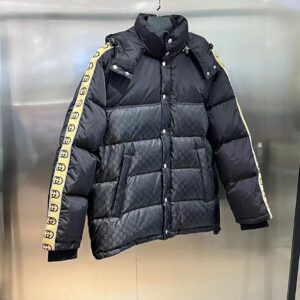 GUCCI JACQUARD NYLON PADDED COAT - CA026