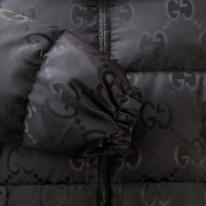 GUCCI JUMBO GG CANVAS JACKET BLACK - CA011