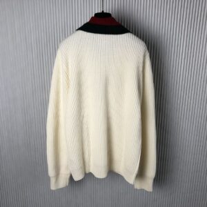 GUCCI KNIT WOOL JUMPER WITH WEB - H024