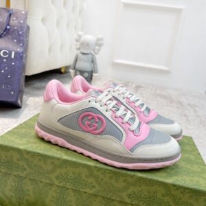 GUCCI MAC80 LOW-TOP SNEAKER WHITE GREY PINK - G018