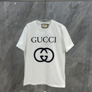 GUCCI OVERSIZE T-SHIRT WITH INTERLOCKING G - X019