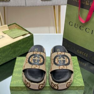 GUCCI PLATFORM SLIDE SANDAL - Q038