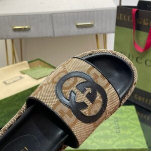 GUCCI PLATFORM SLIDE SANDAL - Q038