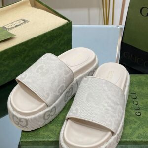 GUCCI PLATFORM SLIDE SANDAL - Q039