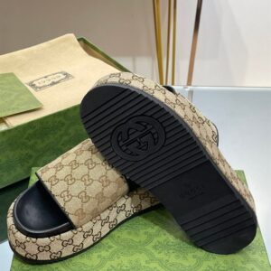 GUCCI PLATFORM SLIDE SANDAL - Q041