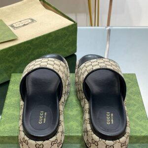 GUCCI PLATFORM SLIDE SANDAL - Q041