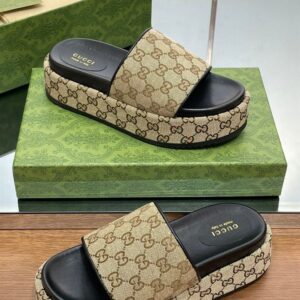 GUCCI PLATFORM SLIDE SANDAL - Q041