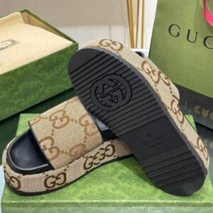 GUCCI PLATFORM SLIDE SANDAL - Q042