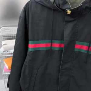 GUCCI REVERSIBLE COTTON NYLON JACKET - CA029