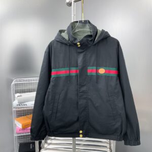 GUCCI REVERSIBLE COTTON NYLON JACKET - CA029