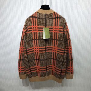 GUCCI REVERSIBLE KNIT WOOL CARDIGAN - H018