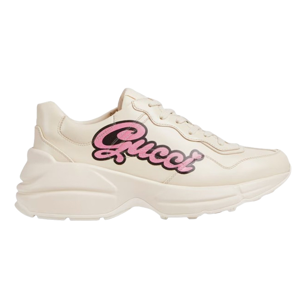 GUCCI RHYTON SNEAKER IVORY LEATHER - G068