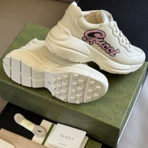 GUCCI RHYTON SNEAKER IVORY LEATHER - G068