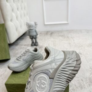 GUCCI RIPPLE SNEAKER GREY LEATHER - G023