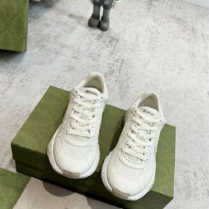 GUCCI RIPPLE SNEAKER OFF WHITE LEATHER - G024