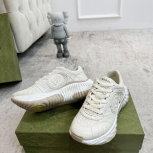 GUCCI RIPPLE SNEAKER OFF WHITE LEATHER - G024