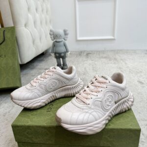 GUCCI RIPPLE SNEAKER PALE PINK LEATHER - G025