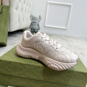 GUCCI RIPPLE SNEAKER PALE PINK LEATHER - G025