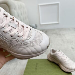 GUCCI RIPPLE SNEAKER PALE PINK LEATHER - G025