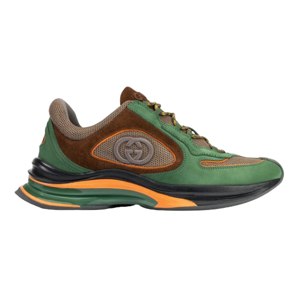 GUCCI RUN PREMIUM SNEAKERS IN GREEN - G061