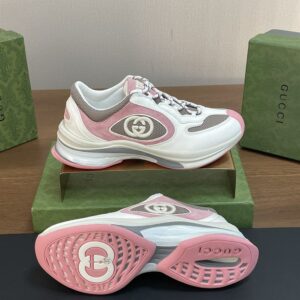 GUCCI RUN SNEAKER IVORY SUEDE - G116