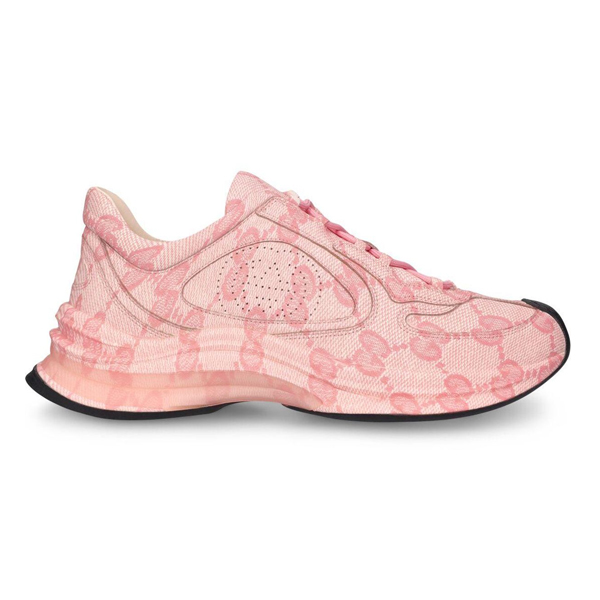 GUCCI RUN SNEAKER LIGHT PINK LEATHER - G035