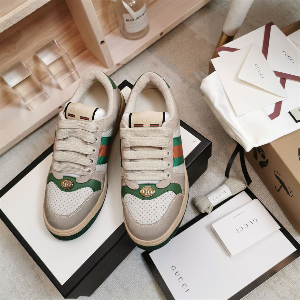 GUCCI SCREENER LOW-TOP SNEAKERS - G077