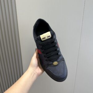 GUCCI SCREENER SNEAKER BLUE AND DARK BLUE GG SUPREME CANVAS - G059