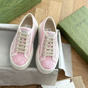 GUCCI TENNIS 1977 SNEAKER LIGHT PINK CANVAS - G026