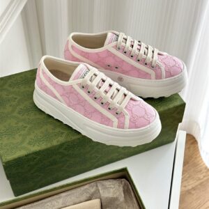 GUCCI TENNIS 1977 SNEAKER LIGHT PINK CANVAS - G026