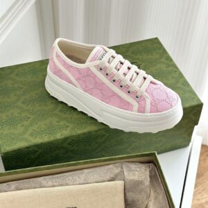 GUCCI TENNIS 1977 SNEAKER LIGHT PINK CANVAS - G026