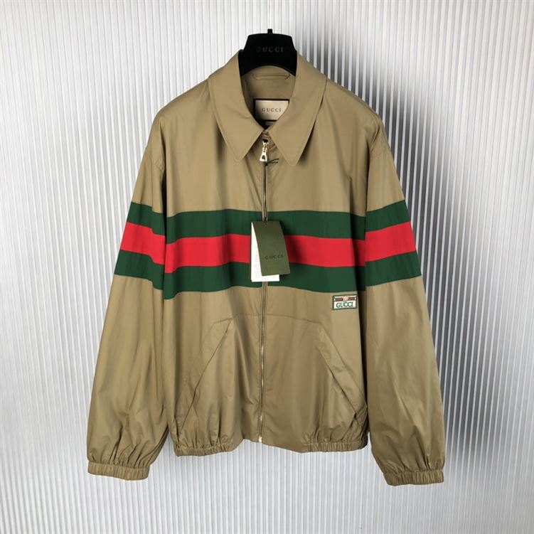 GUCCI WEB COTTON SHIRT JACKET - CA024