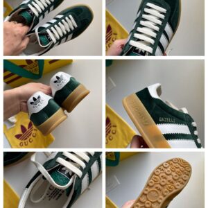 GUCCI X ADIDAS GAZELLE GREEN SUEDE - G002